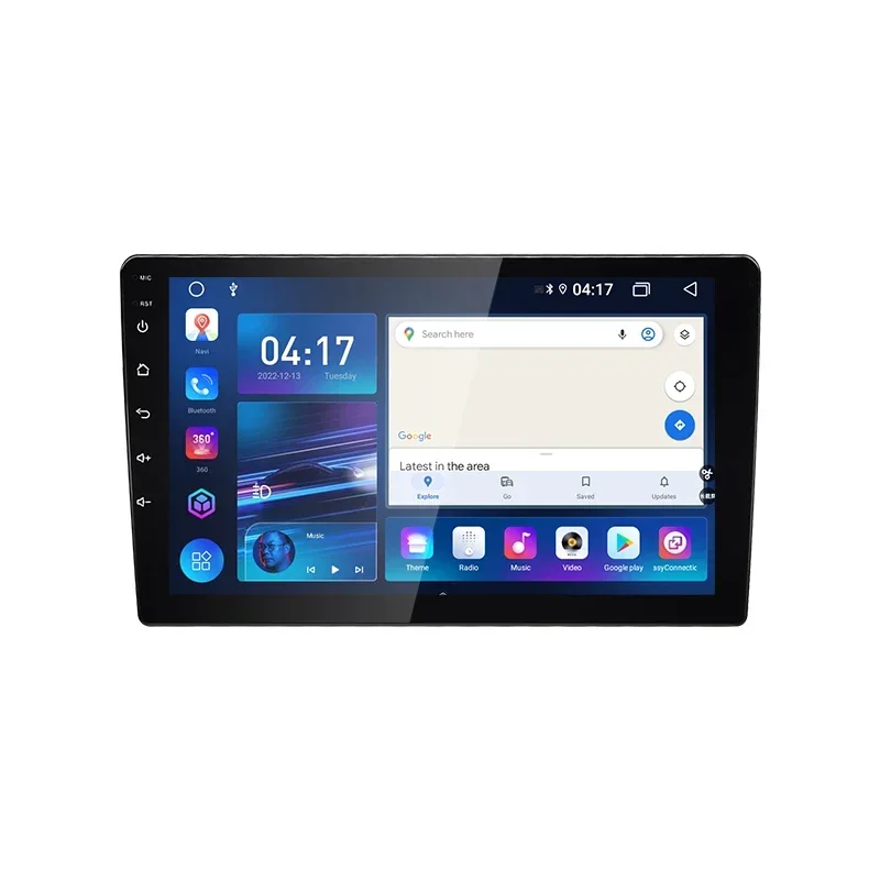 2DIN android10 T5 360 Panorama Car Radio 9/10inch Universal Host Player Navigation Video Multimedia For lada Ford