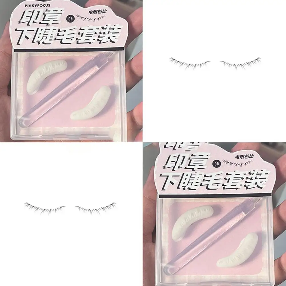 Little Devil Lower Eyelash Stamps Tool Natural Lazy Diy Under Easy Seal Template Stamper Beauty Lashes Lower Eyelash Eyelas Q8I8