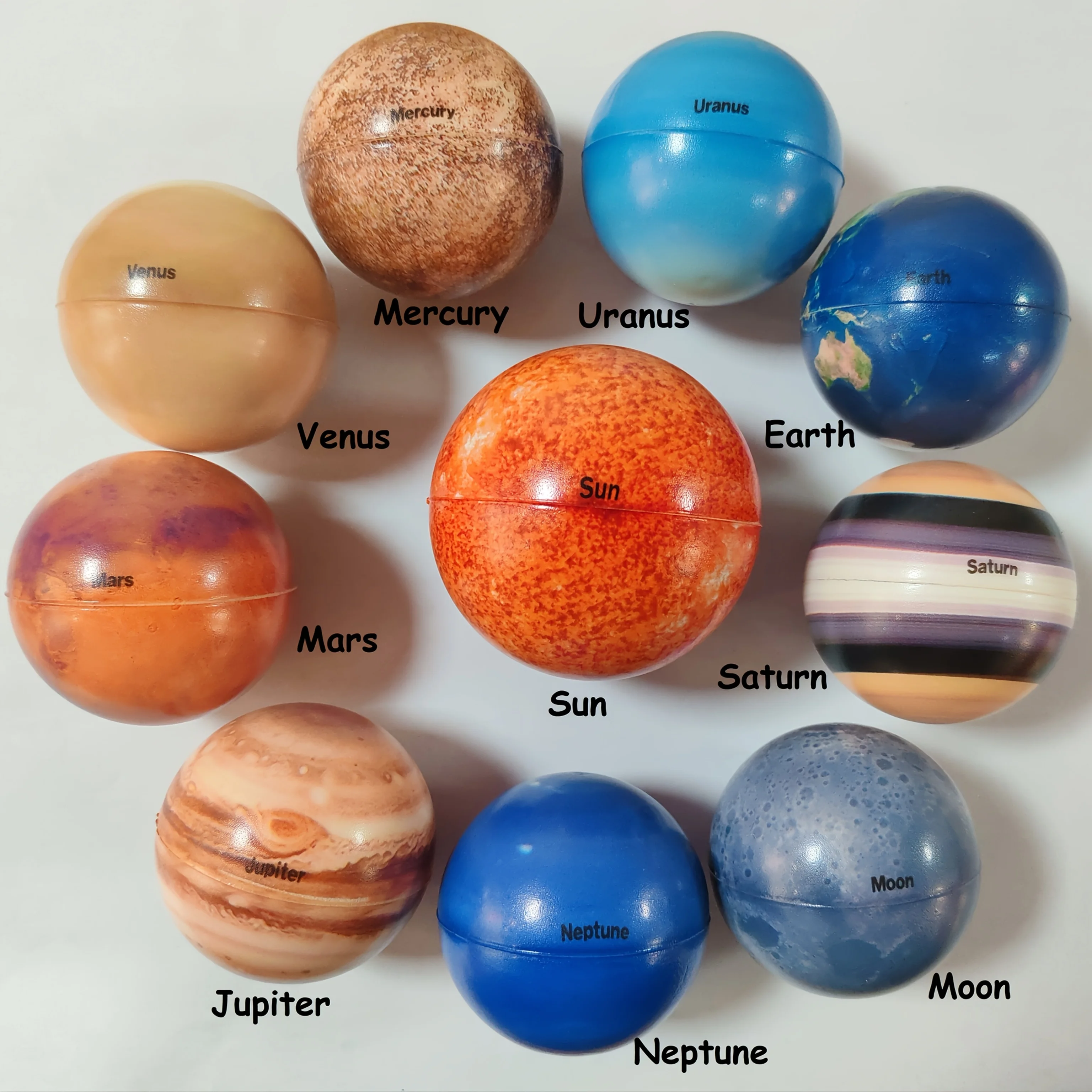 

1 Solar System Planet Stress Ball, Relax Planet and Space Ball Educational Toy, Anti-Stress Solar System Educational Ball Early Education, Party Games, Birthday Gifts, Planet Gifts, Solar System Toys