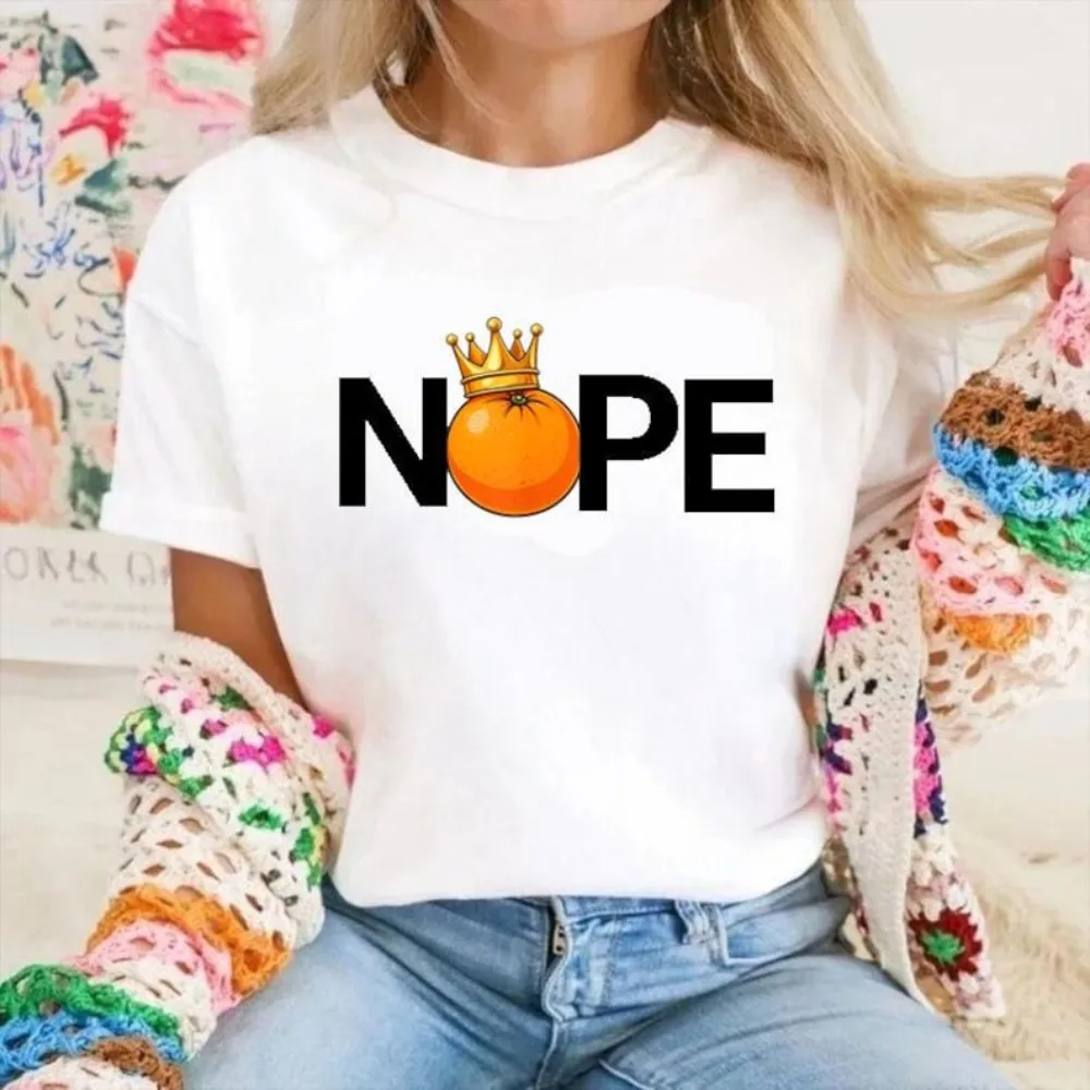 No Kings in America Shirt Anti Authoritarian Social Justice Tee Protest Slogan Printed Clothing Men Women Casual Cotton Tops