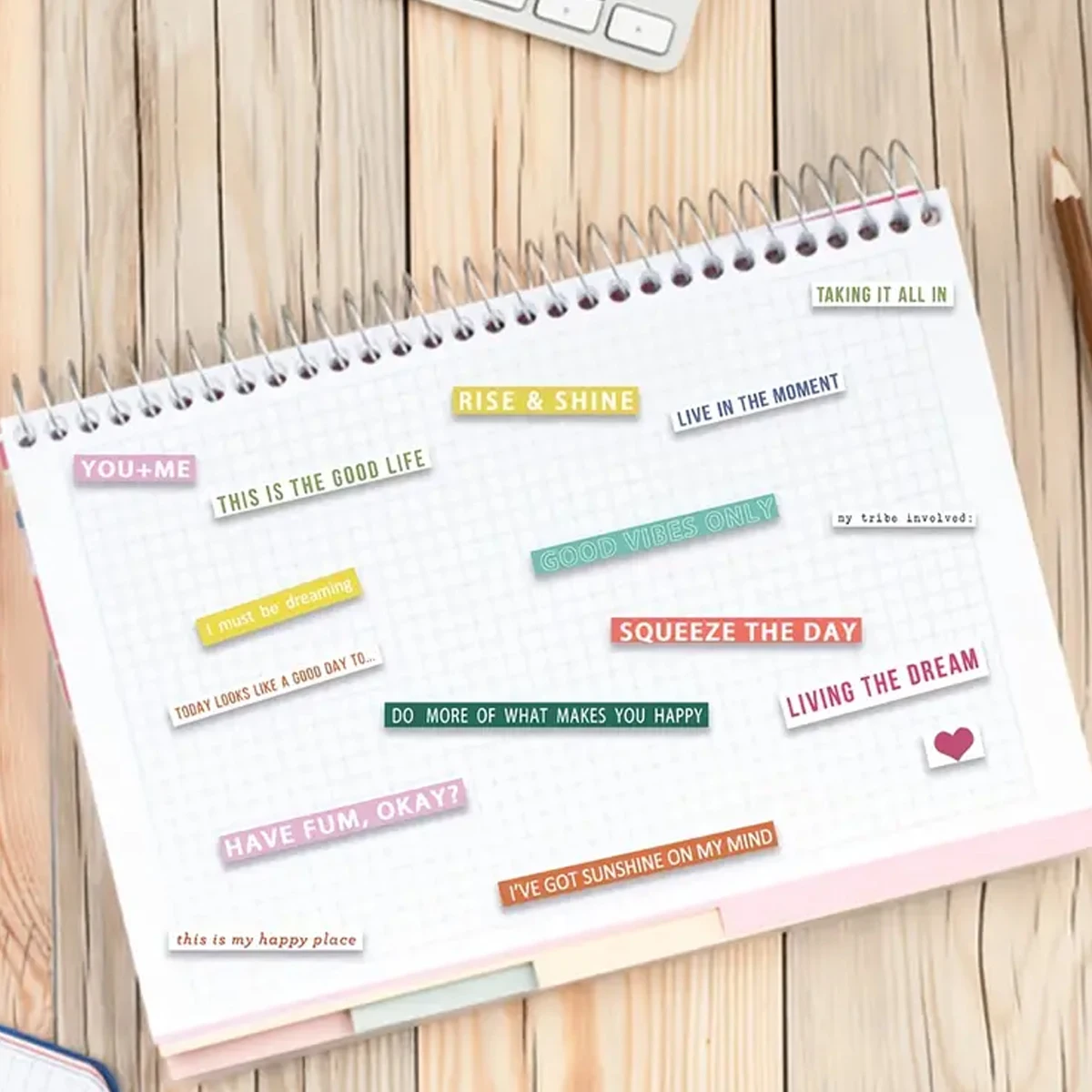 2 قطعة/الحزمة ملهمة الكلمات والعبارات ملصقات القرطاسية مخطط ملصق كلمة إيجابية ملصق لمجلة غير المرغوب فيه سكرابوكينغ