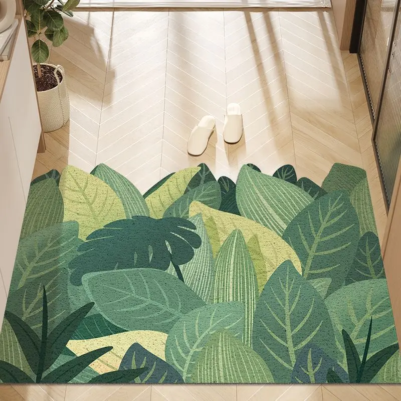 Doormat Dust-proof Door Mat Tropical Forests Carpet for Bedroom Living Room Bathroom Decor Rugs Washroom Floor Mat