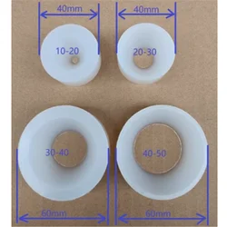 10-50mm 20-30MM 30-40MM podkładka silikonowa głowica zamykająca wewnętrzny rdzeń ograniczenie maszyny akcesoria odporne na zużycie skórzana opaska podkładka