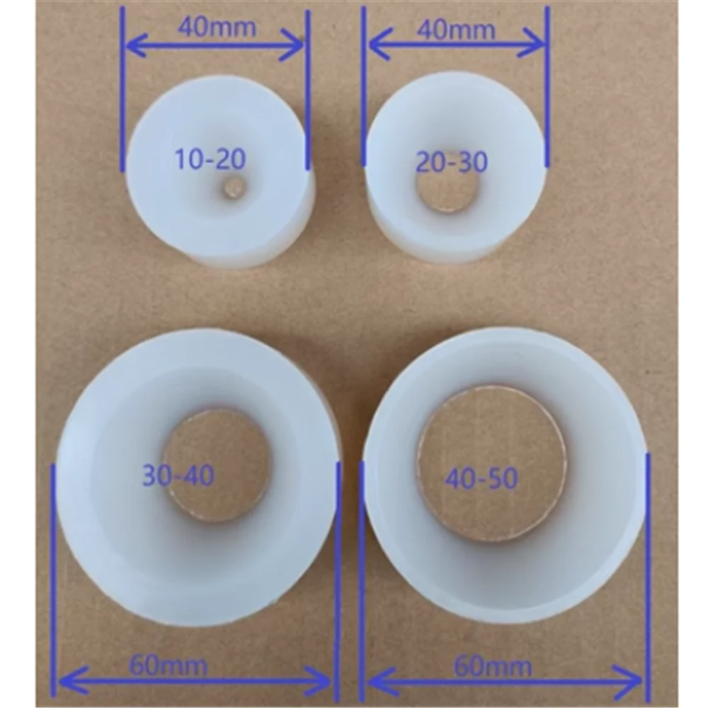 10PCS 10-50mm silicone pad screw cap wear-resistant cow leather band washer