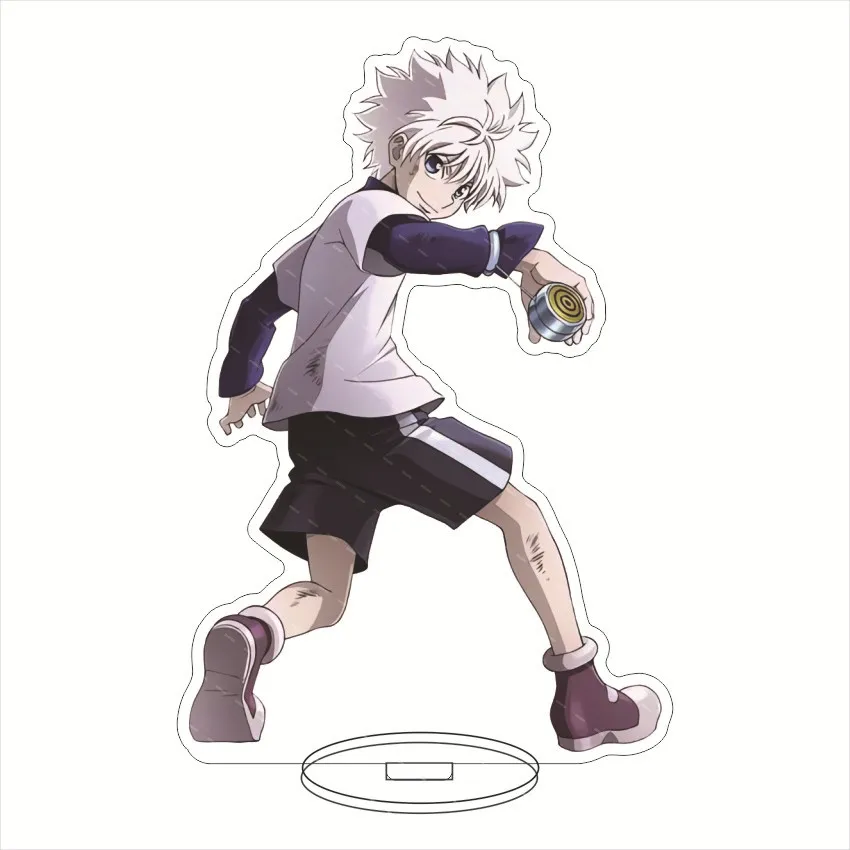 Anime Hunter X Hunter Acrylic Stand Double Side Transparent Action Figures Cosplay Models Collection Toys Desk Decor Merch Gifts