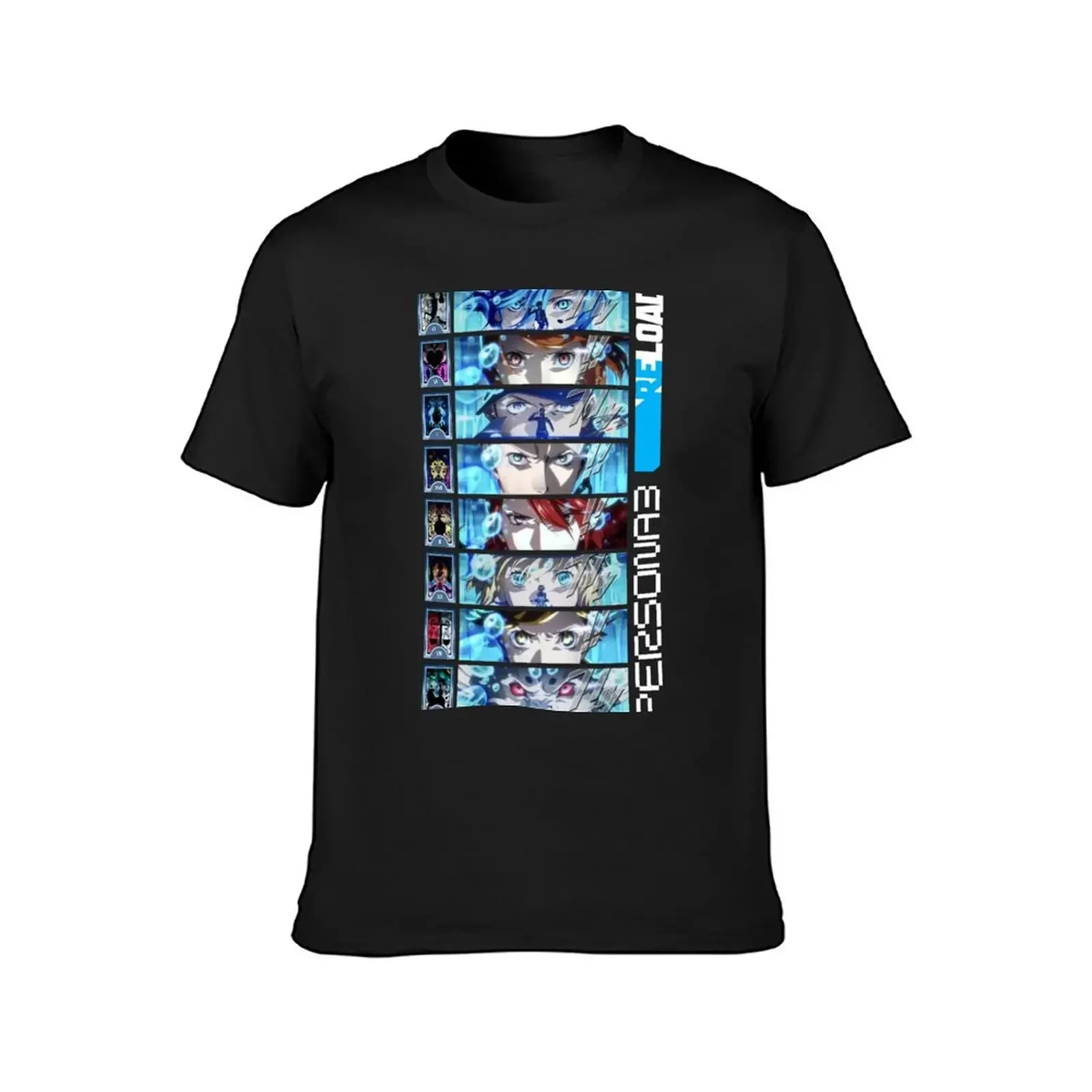 Persona 3 RELOAD - SEES Cut-ins and Arcanas T-Shirt anime stuff sweat graphic t shirts mens designer clothes