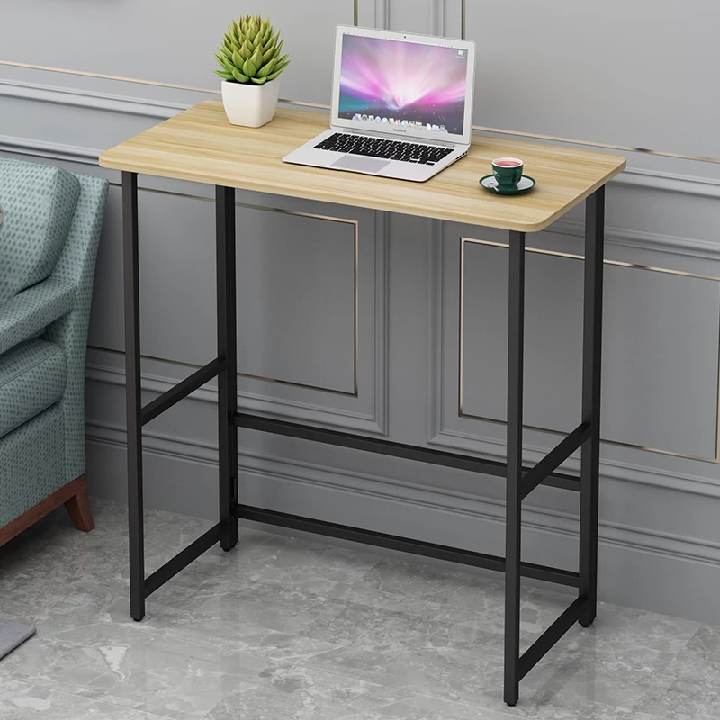 

Space-saving foldable computer desk standing workbench household standing office study