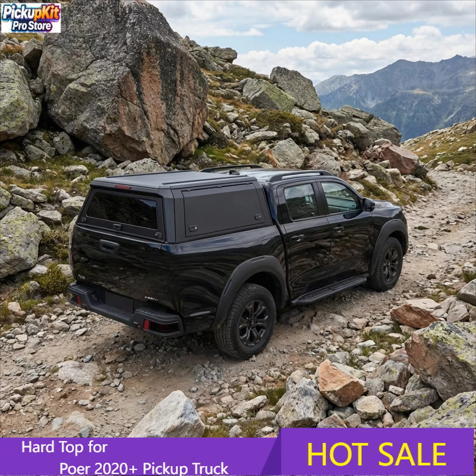 

Водонепроницаемый жесткий тент из нержавеющей стали и алюминиевого сплава для пикапа Poer 2020+