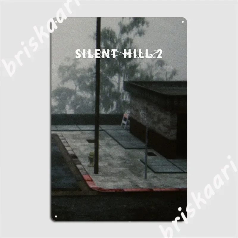 021 Silent Hill 2 Metallschild Club Pub Garage Designplaketten Blechschild Poster