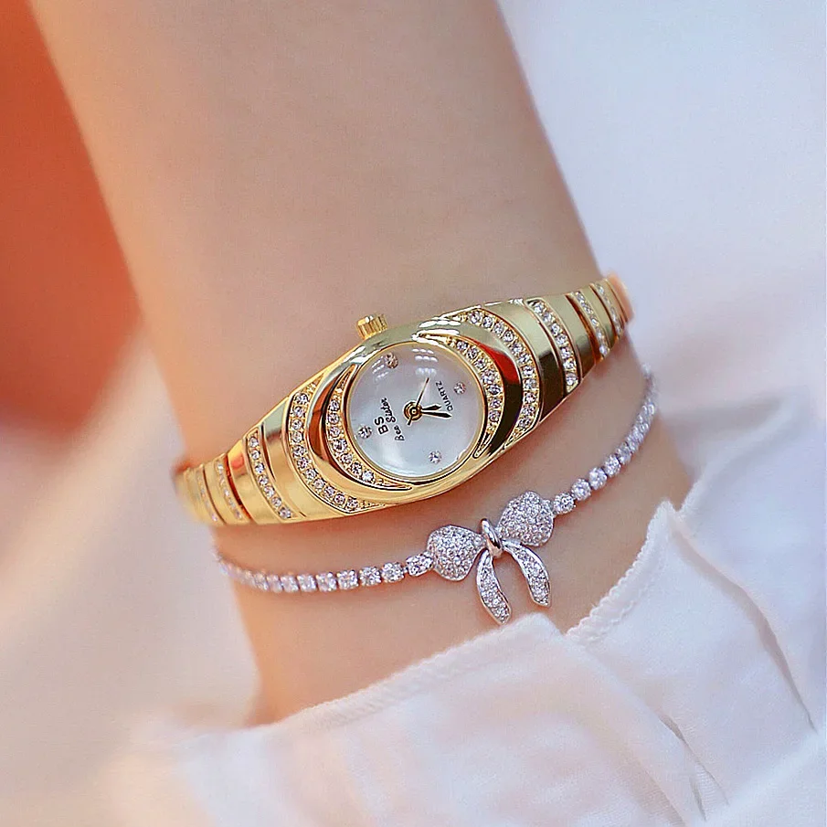 

Oval Ladies Watch Female Fashion Quartz Bracelet Clock Wristwatch Women Watches Chain Watch Light Luxury Brand Relogio Feminino