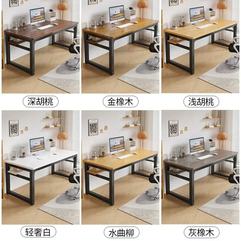 47 Inches Oak Colour Office Desks In Stock New Chinese Minimalist Vintage Computer Desk Unusual Unique Escritorio Home Furniture