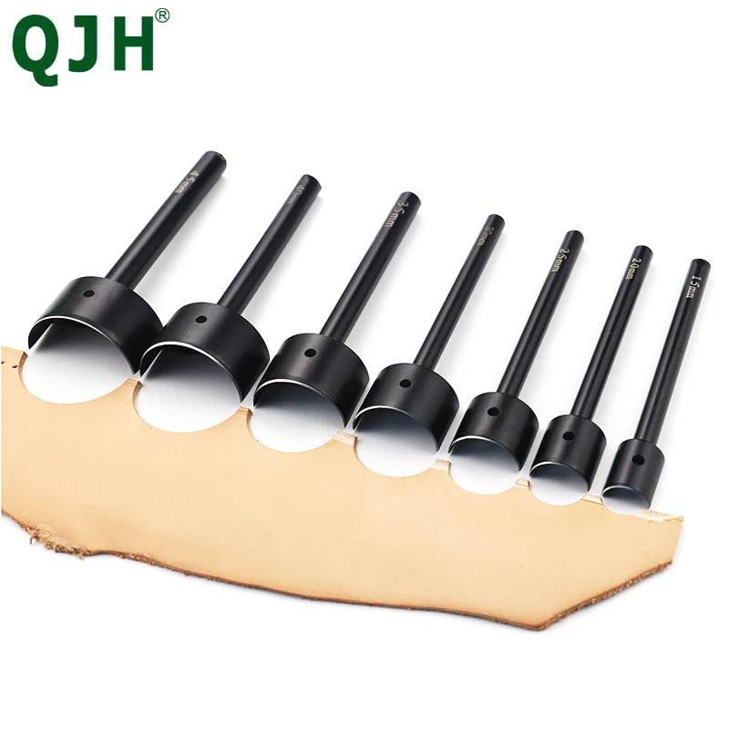 

Premium Faux Leather Crafting Tool Set - Half-Round Punch & Tail Cutter for DIY Belt and Bag Straps, Engraving Essentials Tool