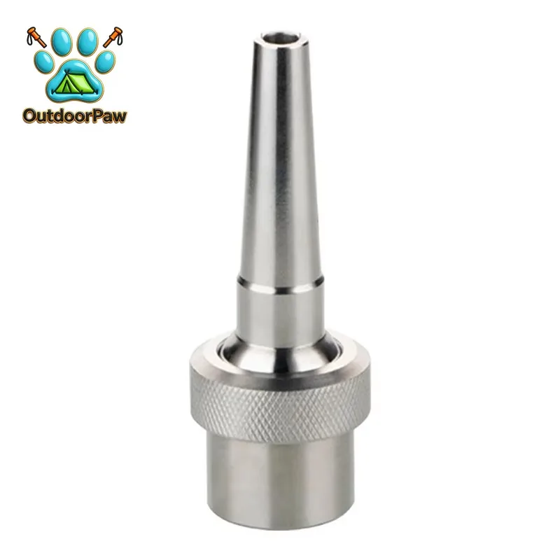 Stainless Steel 304 Adjustable Direct Spray Fountain Nozzle Universal Jet Head For Outdoor Garden Pool Water Feature