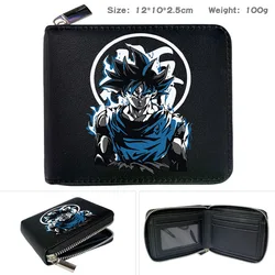 Dragon Ball Animation Action Figure Portable Folding Wallet Short Coin Purse with Card Holder Children Birthday Christmas Gift