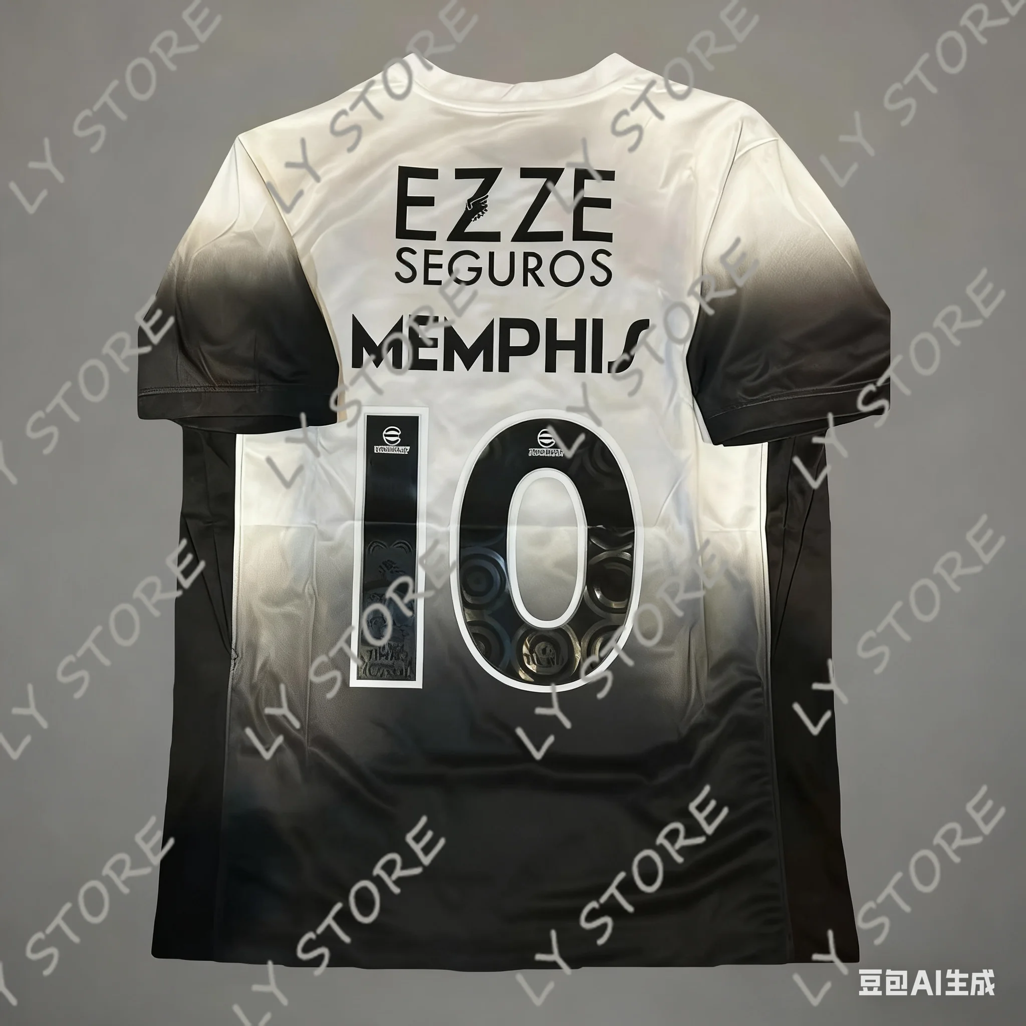 Camisa Corinthians masculina de verão 2025 # 10 Memphis Depay impressão 3d de alta qualidade seco rapidamente respirável camiseta masculina e feminina