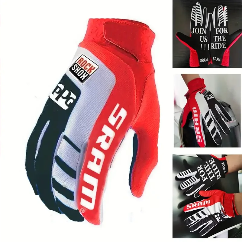 

Новые перчатки SRAM для мотокросса, велосипедные перчатки MX MTB, спортивные перчатки для гонок по бездорожью, велосипедные перчатки E