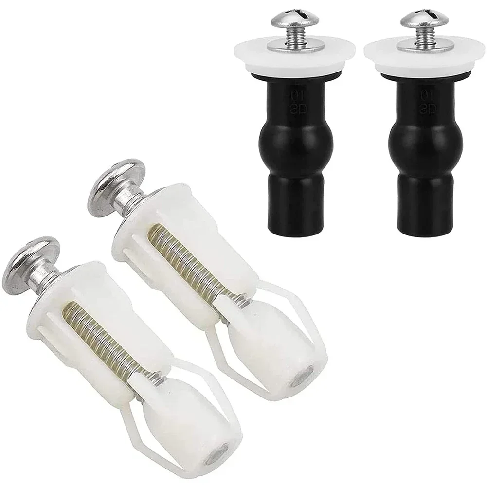 4pcs Top Fix Toilet Seat Screws Nut Cover Lid Pan Fixing WC Blind Hole Fitting Kits Universal Bathroom Accessories