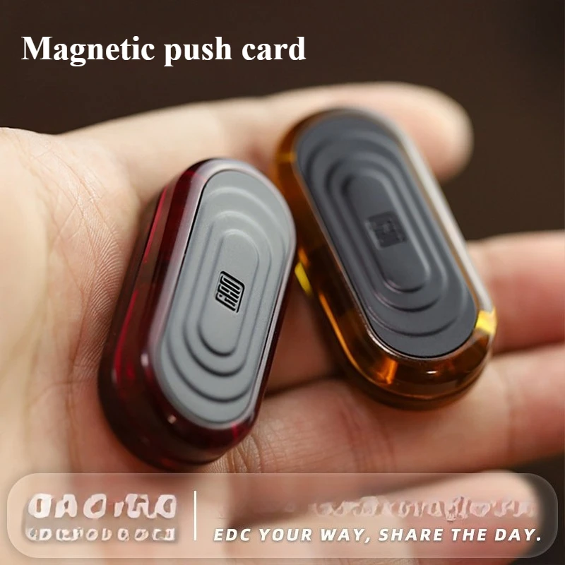 GAO Studio Rich Push Slider PC Magnetism for Beginners EDC Office Trendy Stress Releiver Slider Fidget Toy Desktop Decoration