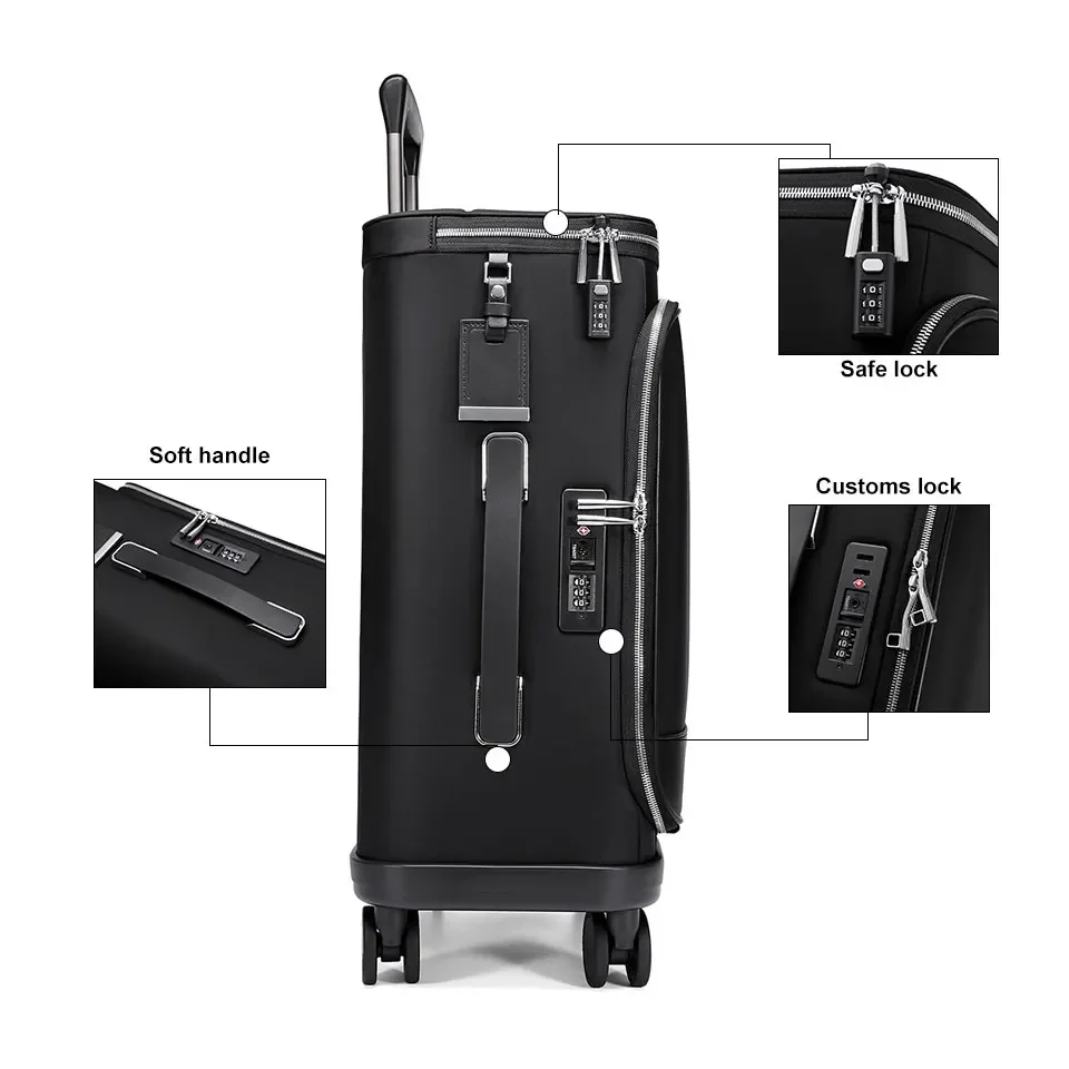 Hochwertige Reisegepäckkoffer aus Nylon im Angebot