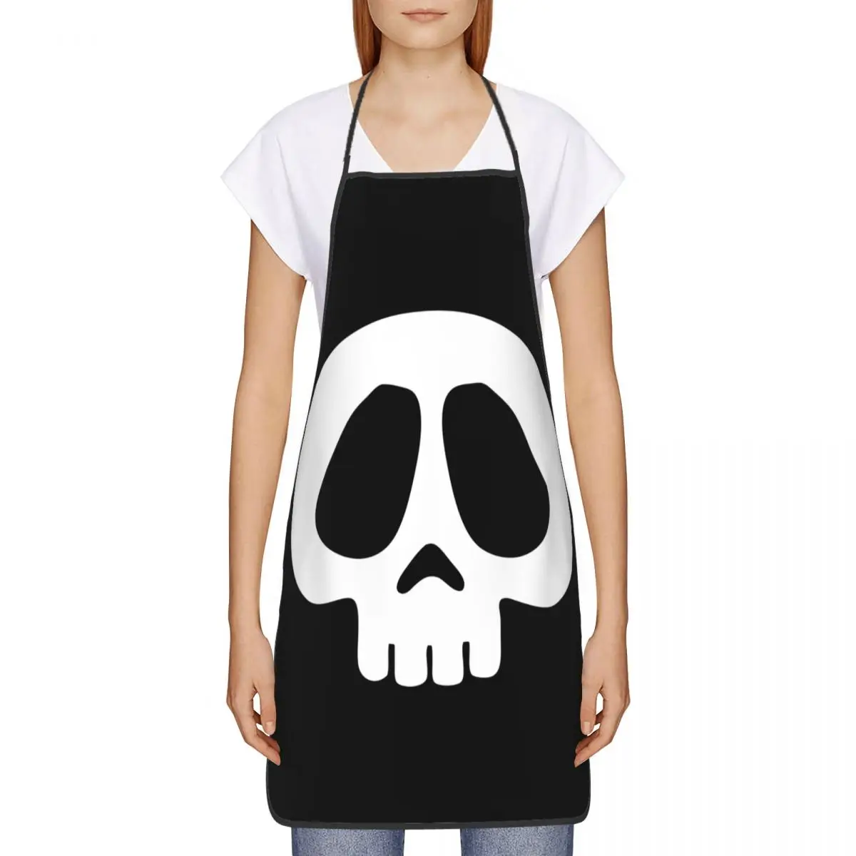 Bib Space Pirate Captain Harlock Skull Aprons Men Women Unisex Adult Chef Kitchen Cooking Anime Manga Tablier Cuisine Gardening