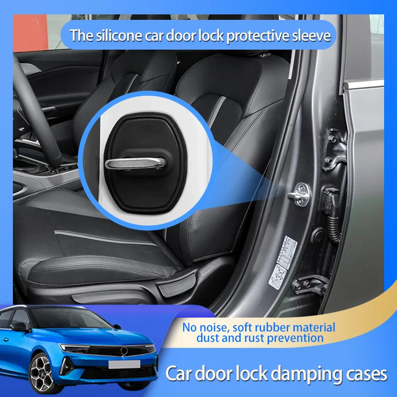 Автомобильный силиконовый чехол для дверного замка, авто эмблема, аксессуары для Opel OTC Vauxhall Antara Astra Vectra Zafira Vivaro