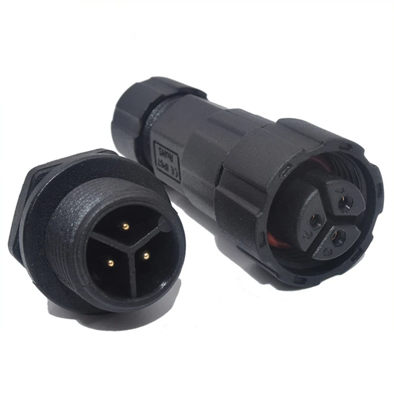 M16 7.5mm Waterproof Connector IP68 Aviation Plug and Socket 2/3/4/5/6 PIn Male Female Docking Solid Needle Connectors