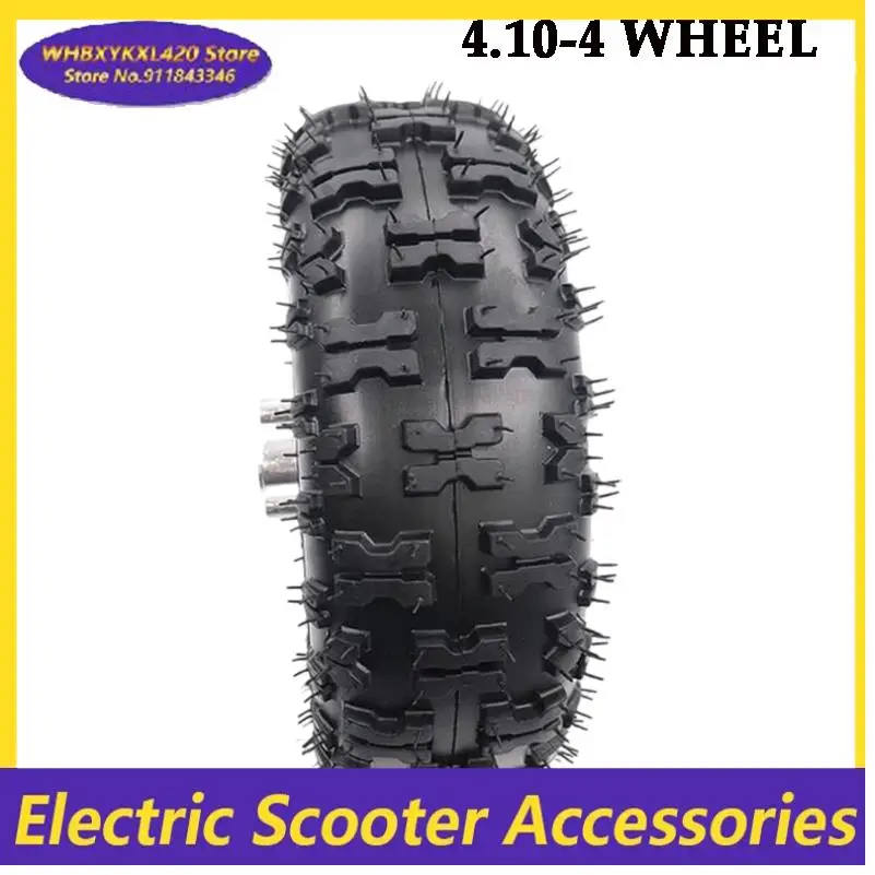 4.10/3.50-4 410/350-4 4.10-4 Tires Wheels 4-inch Wheels Wheels Suitable for 49cc Mini Four Wheel Off Road Motorcycle Accessories