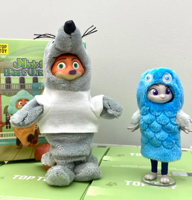 Disney Zootopia Judy e Nick: Migliori personaggi da collezione in blind box, ciondoli per zaino alla moda, oggetti da collezione, regali a sorpresa