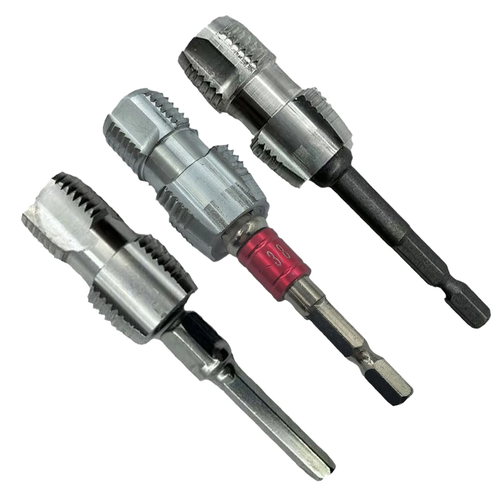 Adaptador de taladro eléctrico PPR, abridor de agujeros de vástago hexagonal de 6,35mm, adaptador de expansión de tuberías de agua, herramientas de broca de tubería de agua de 1/2 pulgadas 3/4