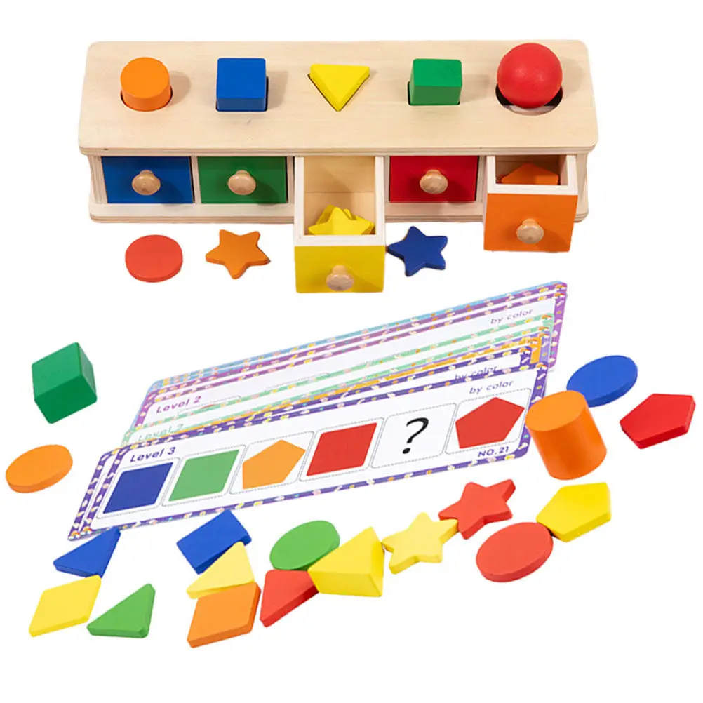 

Набор деревянных коробок для сопоставления цветов и цифр, развивающая игрушка для малышей, сортировка по форме, сенсорное развитие, дошкольная деятельность