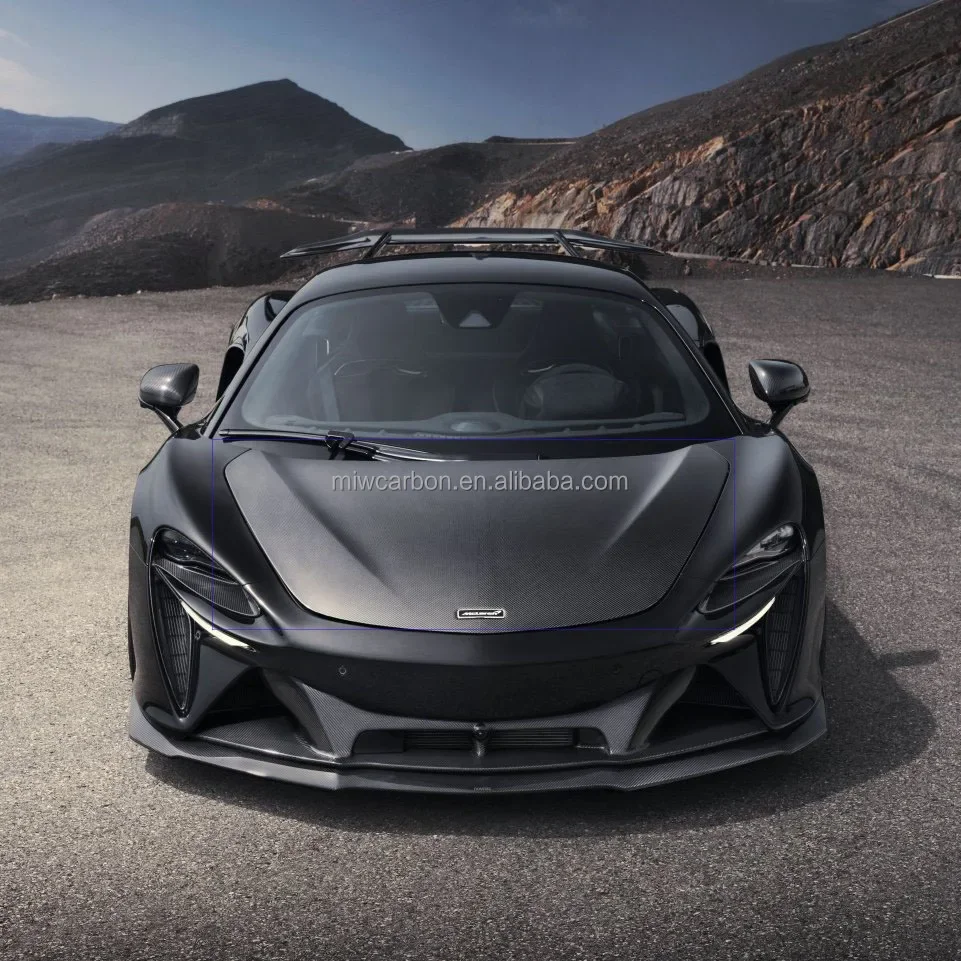 For MCLAREN ARTURA 2023 Front Bonnet Car Accessories 3K Twill Carbon Glossy Finished！