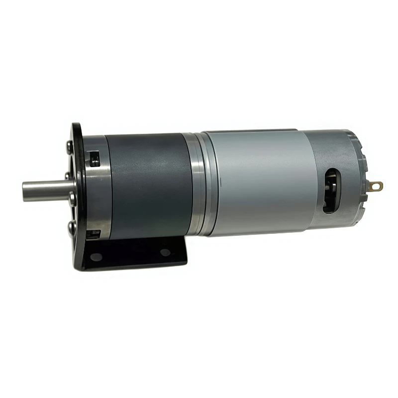 36GM-550 DC speed reducer motor, high-power 12V/24V motor with adjustable power supply, bracket, power connection cable