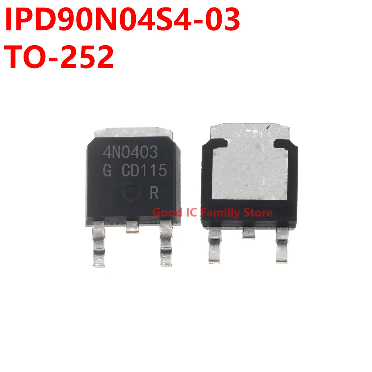 10PCS IPD90N04S4-03 TO-252