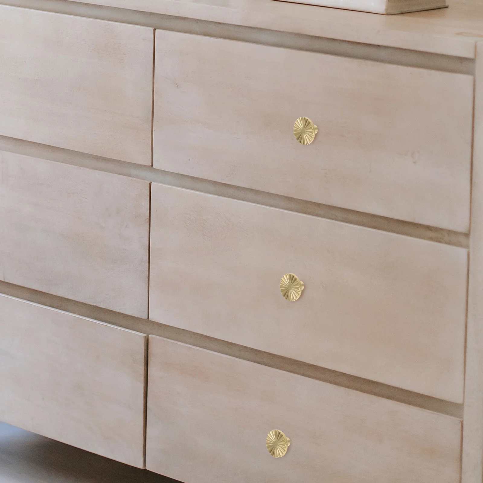 

6Pcs Round Cabinet Knobs Zinc Alloy Durable Decorative Pulls for Shoe Cabinets Wardrobes Drawers Cabinet Knobs