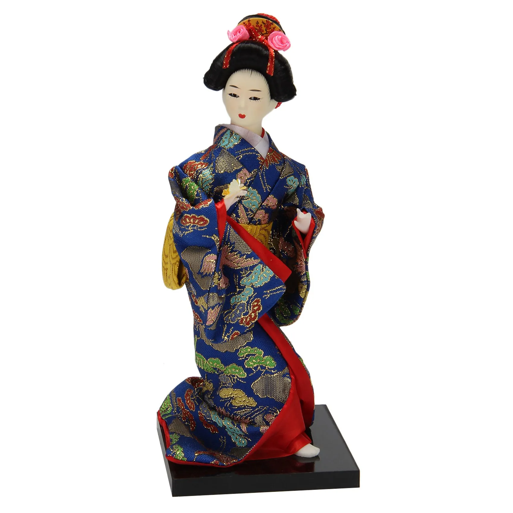 

Japanese Folk Dolls Dolls Handmade Silk Folk Crafts Statue Decor Hobbies Display Ornaments Collection A24