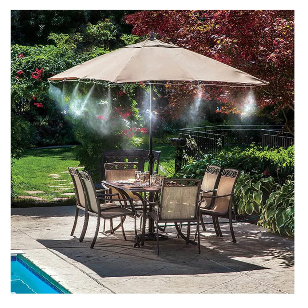 1 s Atomizing Nozzle Seat Irrigation Tool Capillary Sprayer Garden Balcony Greenhouse Cooling Easy Clean Durable