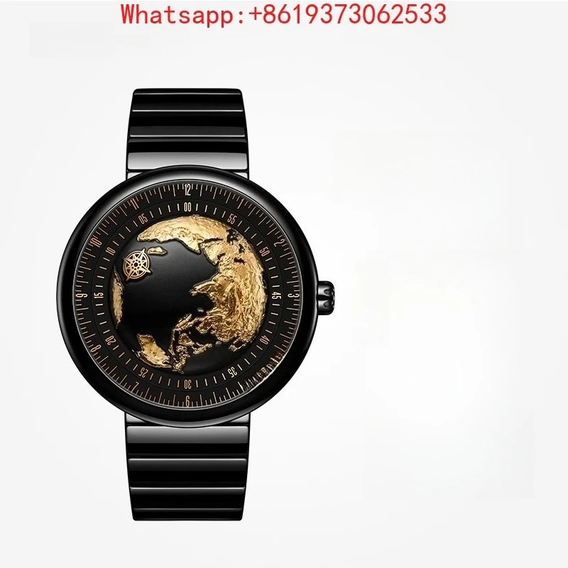 Customized New Exploration Series Art Watch Blue Planet Black Label Joint Version High-end Mechanical Watch Men