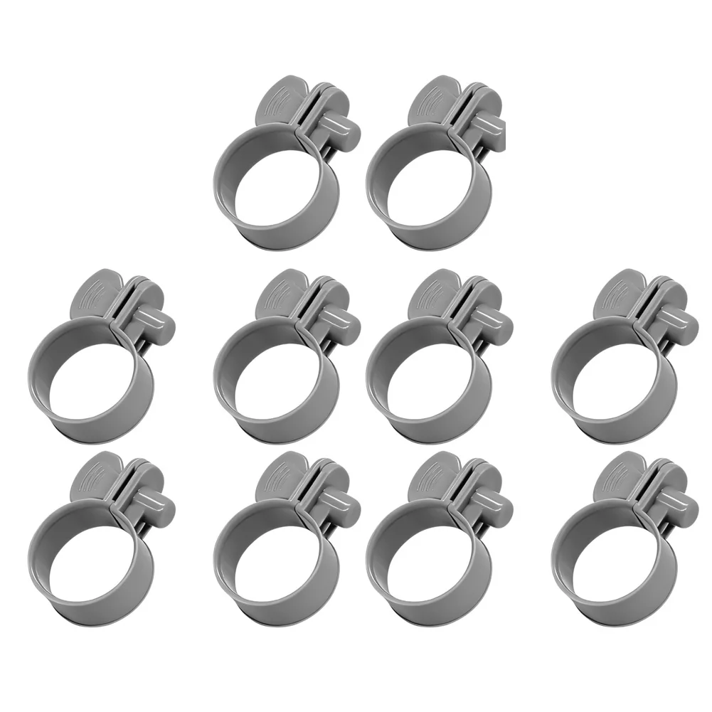 4/10PCS For Intex Pool Hose Clamps Set 1-1/4 Inch Pipe Connection Leak-Proof Plastic Hose Clamps Pool Filter Pump Accessories
