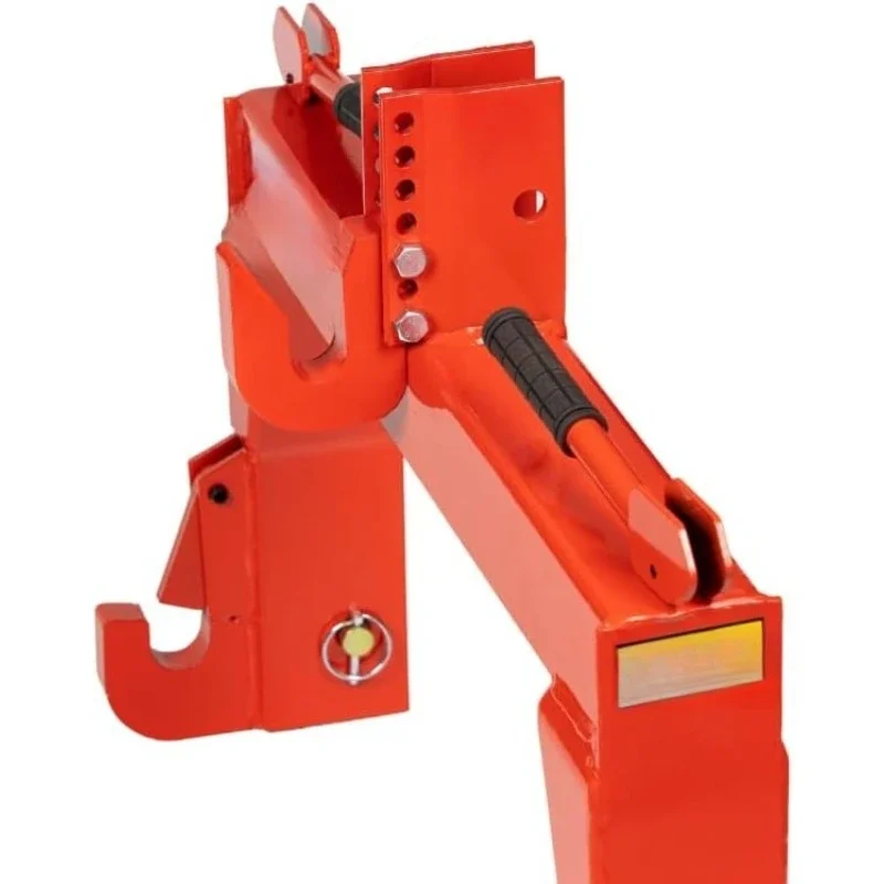 

Tool 3-Point Quick Hitch Category 1 Tractor Implement Adaption, No Bushings Required, Red Powder Coat, 2000 lb Lift Capacity