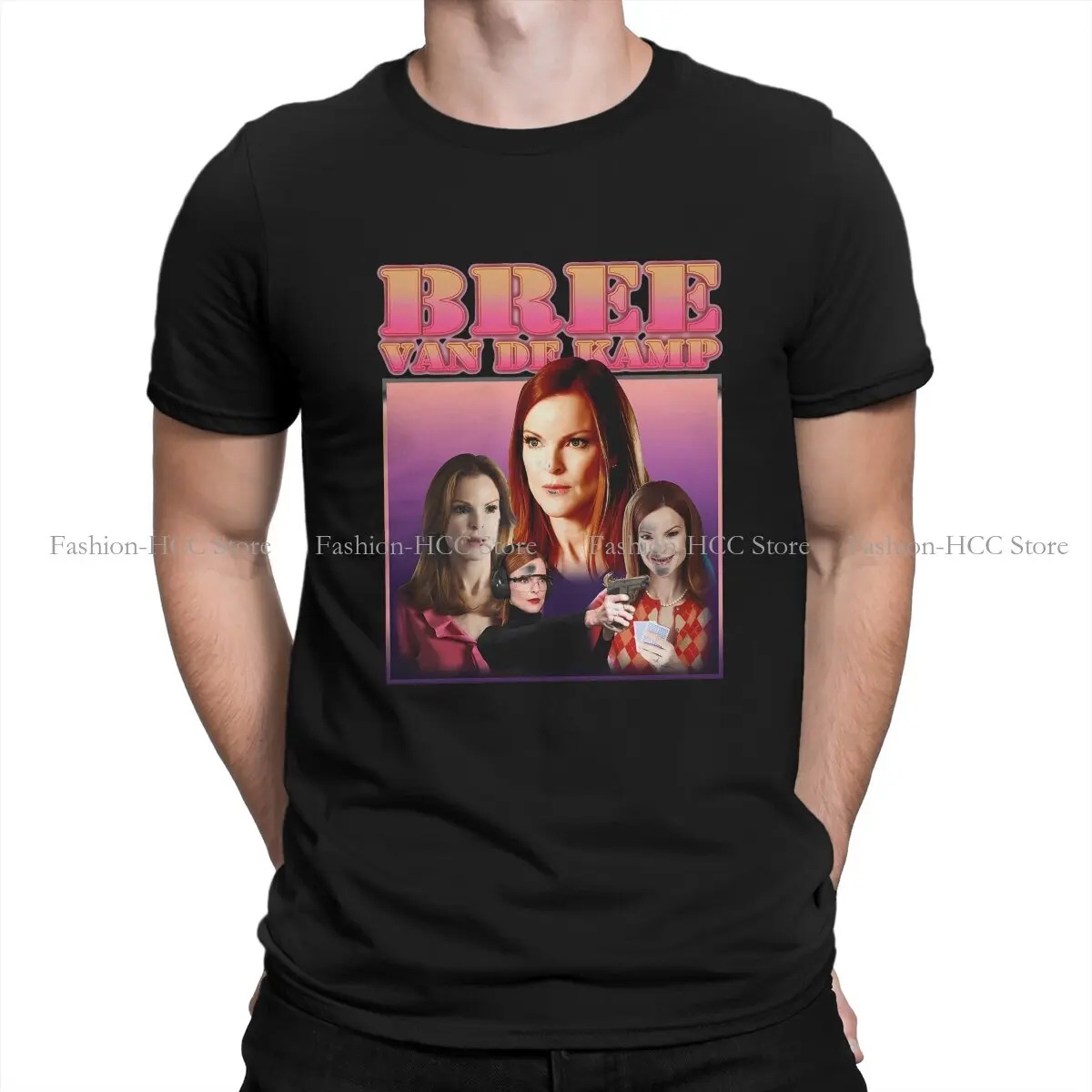 Bree Van De Kamp Homage Classic Graphic TShirt Desperate Housewives Susan Gabrielle Creative Casual T Shirt Male Polyester