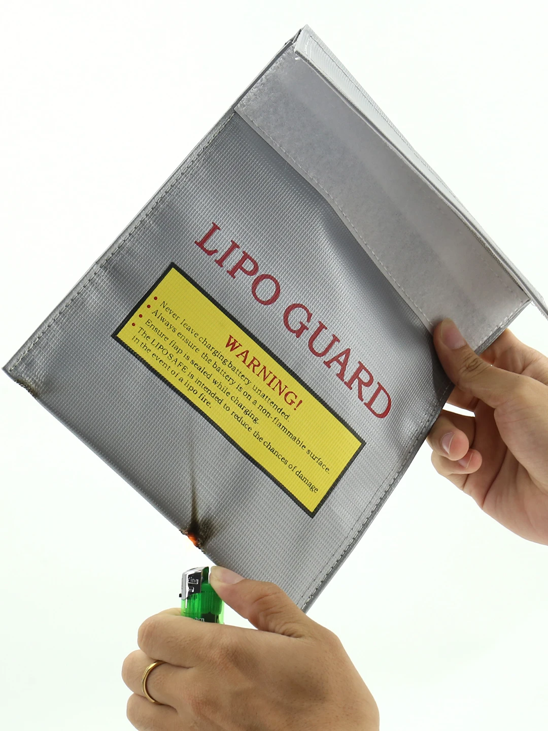 LiPo Guard Safety Bag for Lithium Battery Storage And Charging Fireproof Blast Proof M-21.4x18 L-30.3x23 cm