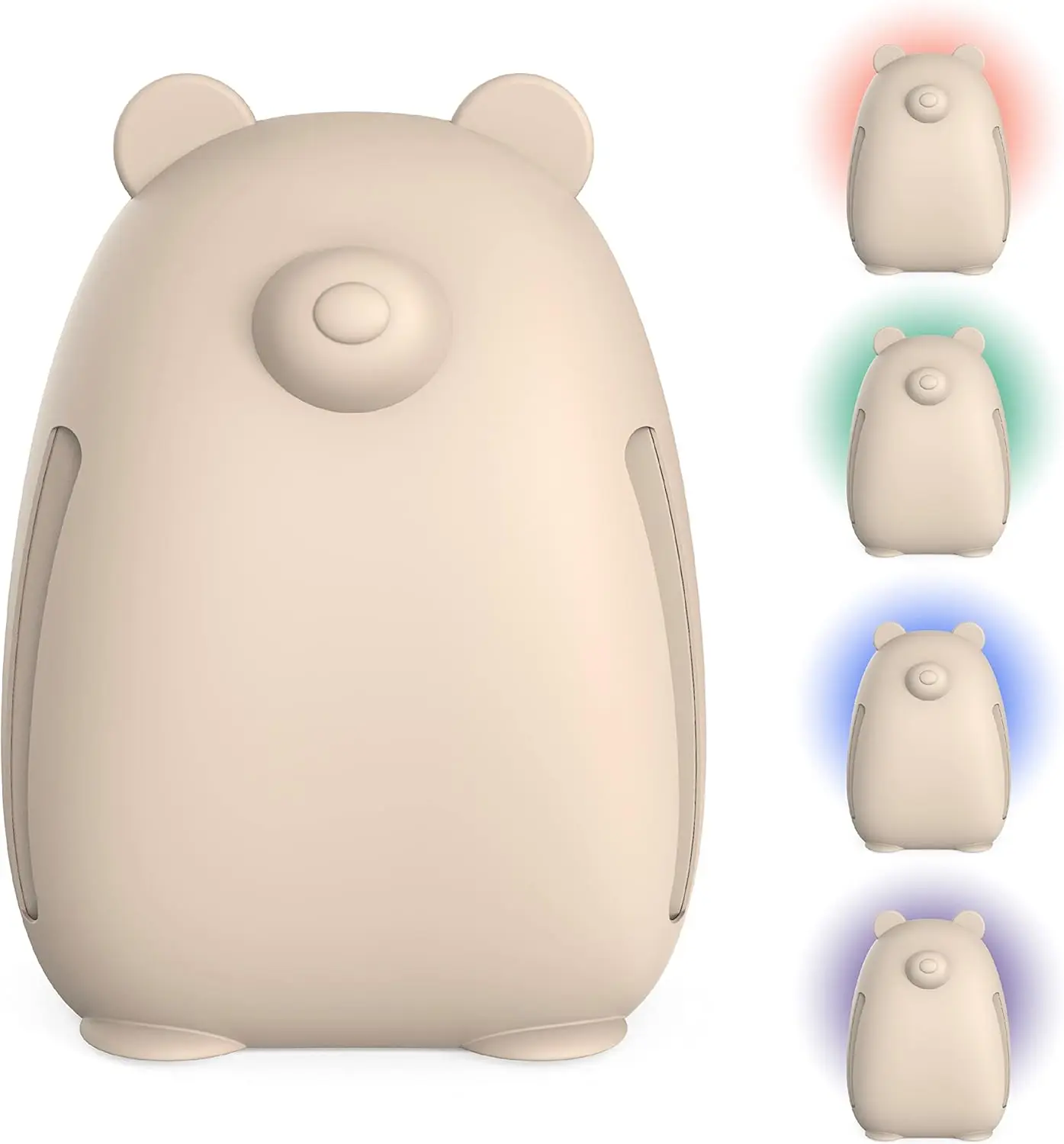 

Purebaby Kids Bear Air True Hepa- Energy Star, 4-ступенчатая фильтрация, УФ-C светильник, ночная фотография для средних и больших комнат-Baby