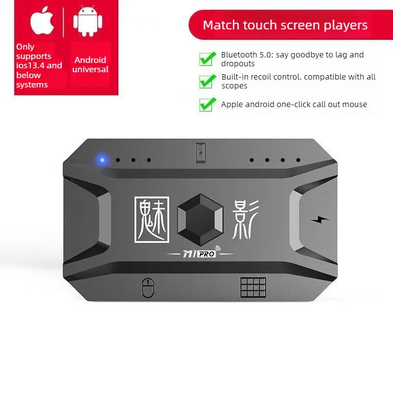 T-WOLF Tf900 One-Handed Keyboard Troon Set Mobiele Lichtgevende Game Kip Eten Mobiele Game Toetsenbord Gaming Accessoires