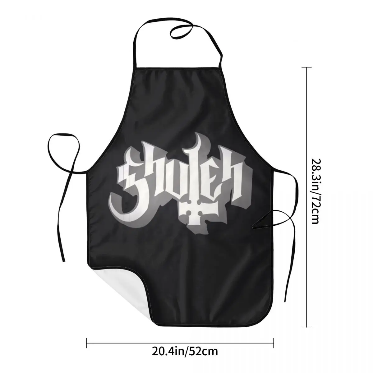 Rock Band Ghost BC 3 Aprons Chef Cooking Baking Tablier Sleeveless Bib Kitchen Cleaning Pinafore for Women Men Painting