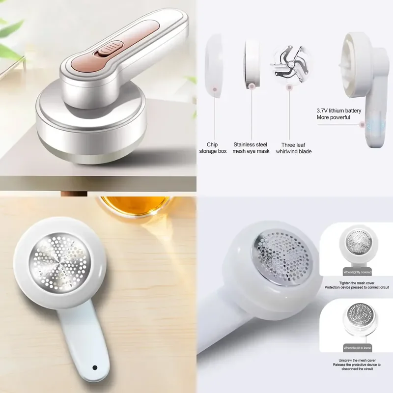 Portable Electric Fabric Shaver Lint Remover Sweater Clothes Hairball Trimmer Fleece Granules Cutter Household Appliance