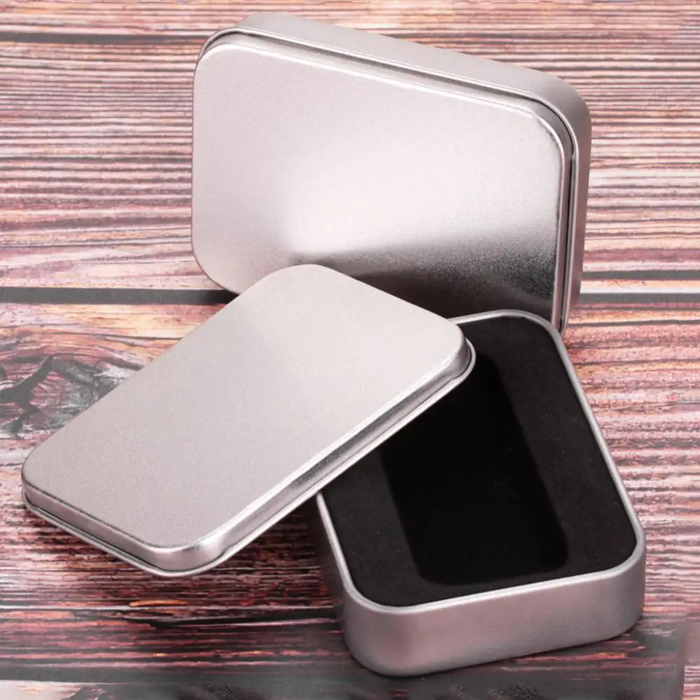 Portable Iron Storage Collectable Box Case Container Holder Gift Box