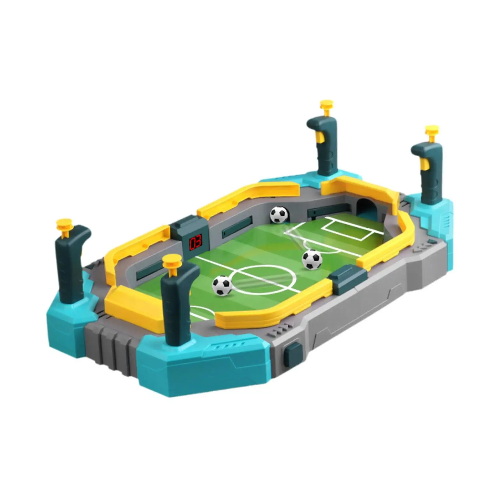 테이블탑 축구 게임 실내 스포츠 장난감 뒷마당을 위한 교육용 축구 게임