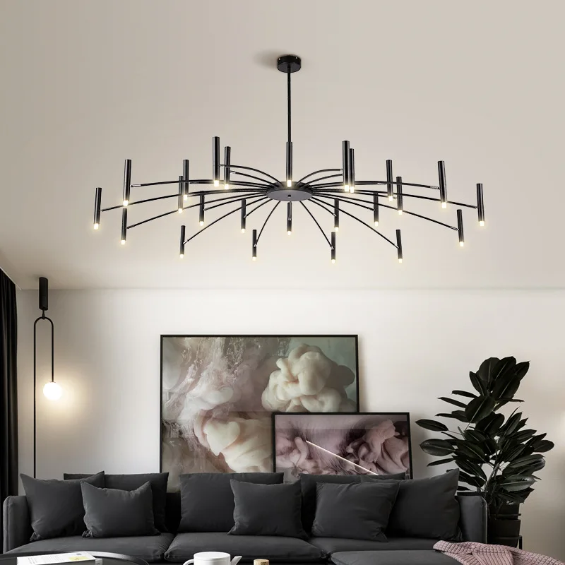 branch art led chandelier iluminacao interior nordica lampadas decorativas multi cabeca sala de estar quarto sala de jantar casa 01