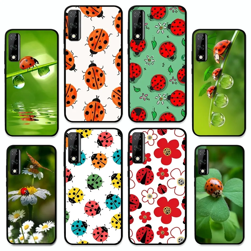 Seven Star Ladybug  Phone Case For Huawei Y9 6 7 5 Prime Enjoy 7s 7 8 plus 7a 9e 9plus 8E Lite Psmart Shell