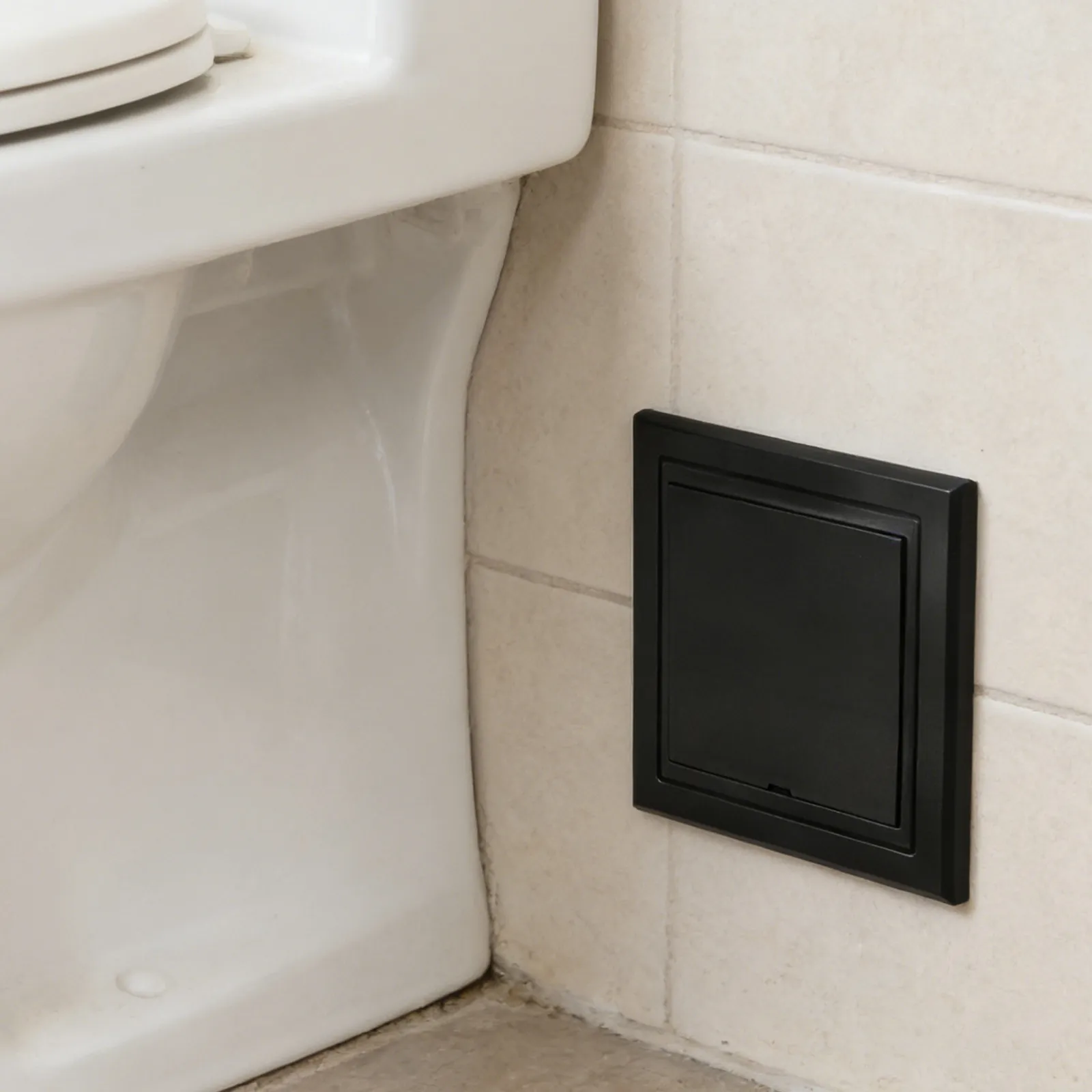 Plumbing Access Panel Drywall Ceiling Removable Maintenance Utility Door ABS Decorative Cover Plate Indoor Wall Inspection Black